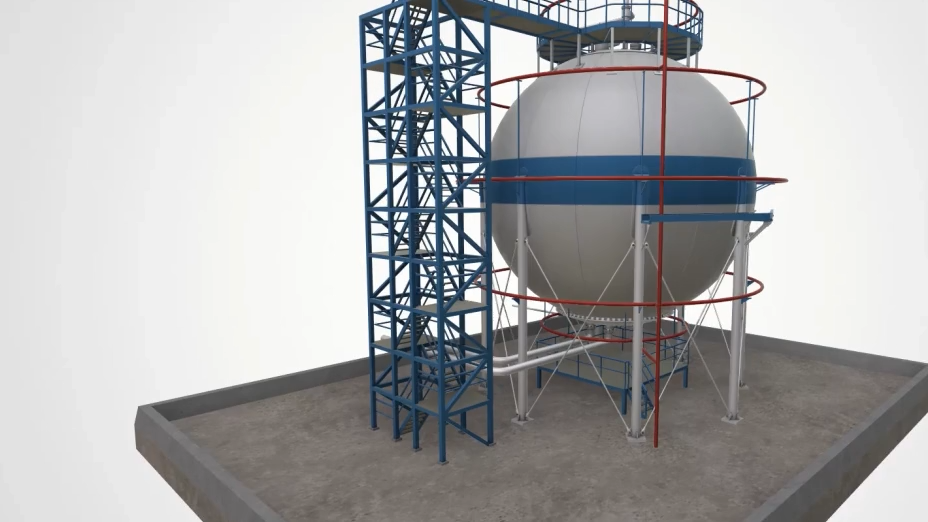 Резервуарное оборудование: резервуары специальных конструкций - 3D Атлас